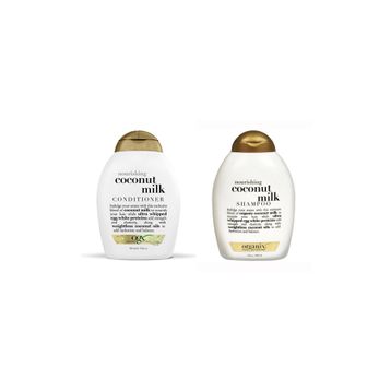 OGX Coconut Milk 385 ml Besleyici Şampuan + Coconut Milk 385 ml Saç Bakım Kremi
