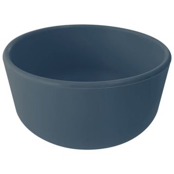 Oioi 1080010 Deep Blue Vakum Tabanlı Kapaklı Kase