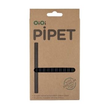 Oioi 10'lu Bitter Black Silikon Pipet