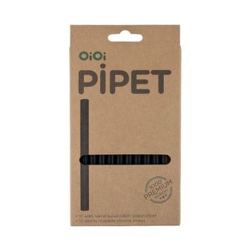 Oioi 10'lu Bitter Black Silikon Pipet