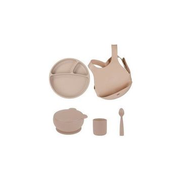 Oioi BLW Bubble Beige 5'li Beslenme Set