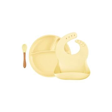 Oioi BLW II Mellow Yellow Outlet Tabaklı Beslenme Seti