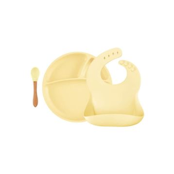Oioi BLW II Mellow Yellow Outlet Tabaklı Beslenme Seti