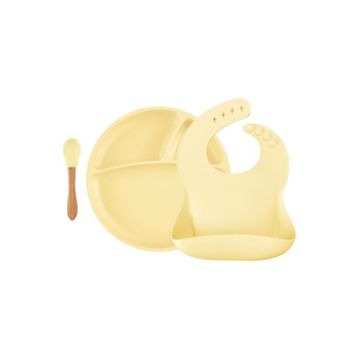 Oioi BLW II Mellow Yellow Outlet Tabaklı Beslenme Seti