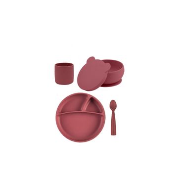 Oioi BLW Velvet Rose 4'lü Beslenme Set
