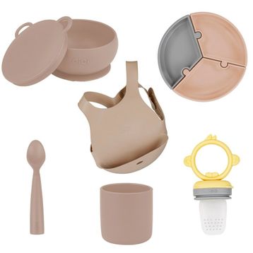 Oioi Bubble 6 Parça Beige Puzzle Mama Seti