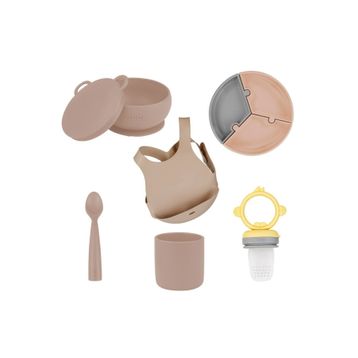 Oioi Bubble 6 Parça Beige Puzzle Mama Seti