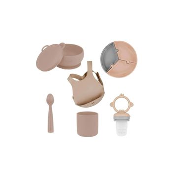 Oioi Bubble 6 Parça Beige Puzzle Mama Seti