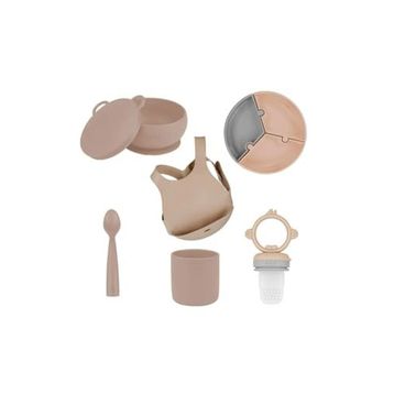 Oioi Bubble 6 Parça Beige Puzzle Mama Seti