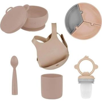 Oioi Bubble 6 Parça Beige Puzzle Mama Seti