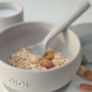 Oioi Gri Blw Silikon Beslenme Seti
