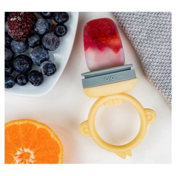 OiOi Mellow YellowPowder Grey Püre Meyve Sebze Süzgeci