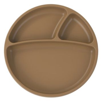 Oioi Porsiyon 6+ Ay Woody Brown Vakum Tabanlı Silikon Tabak