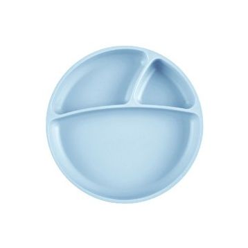 Oioi Porsiyon Vakumlu Mineral Blue Mama Tabağı