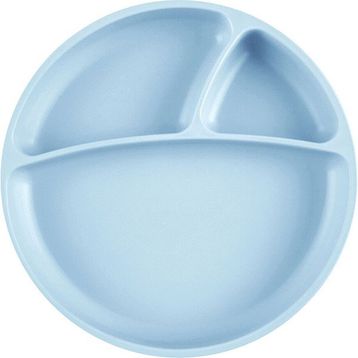 Oioi Porsiyon Vakumlu Mineral Blue Mama Tabağı