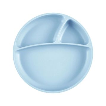 Oioi Porsiyon Vakumlu Mineral Blue Mama Tabağı