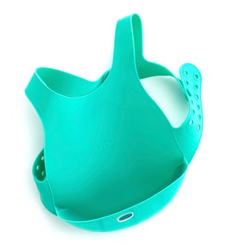 Oioi Silikon Aqua Green Mama Önlüğü
