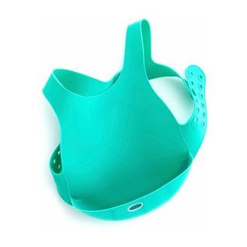 Oioi Silikon Aqua Green Mama Önlüğü