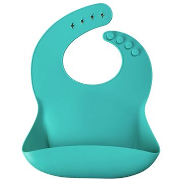 Oioi Silikon Aqua Green Mama Önlüğü