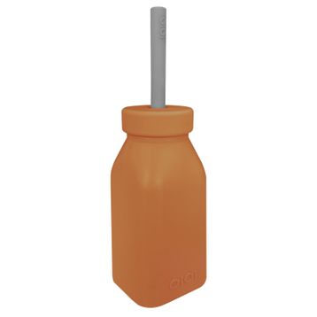 Oioi Silikon Woody Brown Powder Grey Şişe ve Pipet