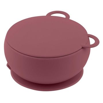 Oioi Vakum Tabanlı Bordo Silikon Kase