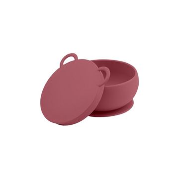 Oioi Vakum Tabanlı Bordo Silikon Tabak