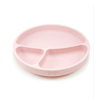 Oioi Vakum Tabanlı Pembe Silikon Tabak