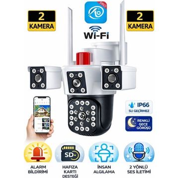 Okam O-KAM-3023 6 MP Dual Lens Wifi PTZ Kamera