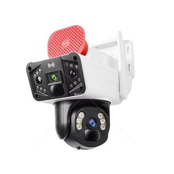 Okam O-KAM-3041 Wifi PTZ 6 MP 3 Lens Siren Kamera