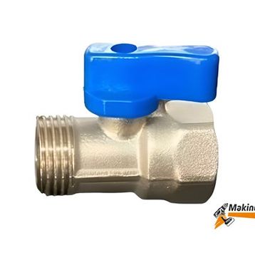 Okçu Kardeşler Dış Dişli Erkek 1/2'' Mavi Mini Küresel Vana