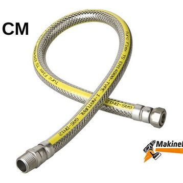 Okçu Kardeşler TESİSAT0005 Gaz Flexi 100 cm Doğalgaz Flex Bağlantı Hortumu