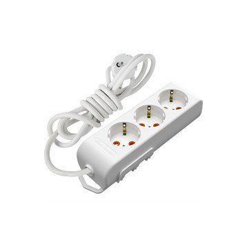 Okçu Kardeşler Viko Multi-Let 3'lü 1 Metre Topraklı Çocuk Korumalı Grup Priz