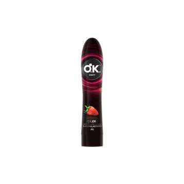 Okey 100 ml Çilek Kayganlaştırıcı Jel ve 200 ml Ginseng Masaj Jeli