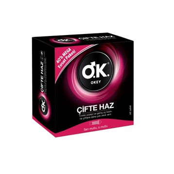 Okey 10'lu 4 Kutu Çifte Haz Prezervatif Paket