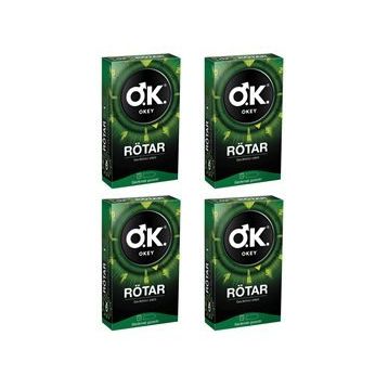 Okey 10'lu 4 Kutu Rötar Prezervatif Paket