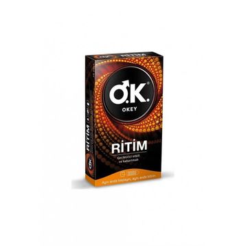 Okey 10'lu Ritim Kabartmalı Prezervatif