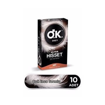 Okey 10'lu Ultra Hisset Ince Prezervatif