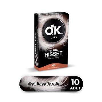 Okey 10'lu Ultra Hisset Ince Prezervatif