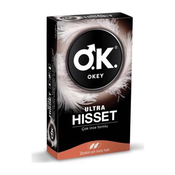 Okey 10'lu Ultra Hisset Ince Prezervatif