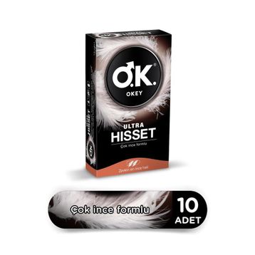 Okey 10'lu Ultra Hisset Ince Prezervatif