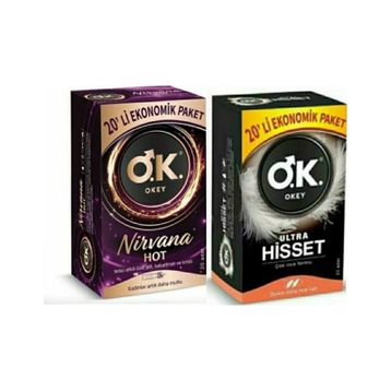 Okey 20'li Nirvana Hot + 20'li Ultra Hisset Prezervatif