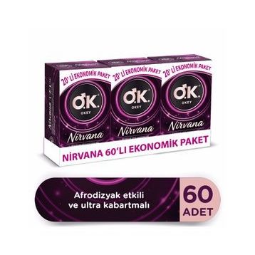 Okey 60'lı Nirvana Prezervatif
