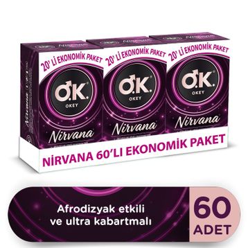 Okey 60'lı Nirvana Prezervatif