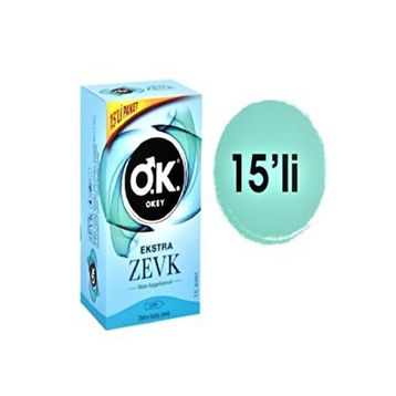 Okey Ekstra Zevk 15'li Prezervatif