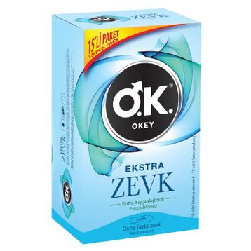 Okey Ekstra Zevk 15'li Prezervatif