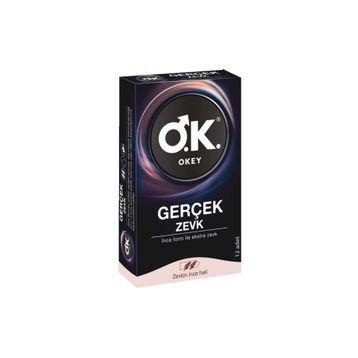 Okey Gerçek Zevk 12'li Prezervatif
