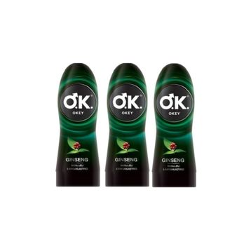 Okey Ginseng 200 ml 3'lü Kayganlaştırıcı Masaj Jeli