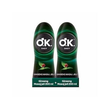 Okey Ginseng 2x200 ml Kayganlaştırıcı Masaj Jeli