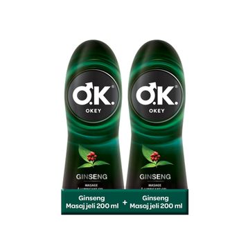 Okey Ginseng 2x200 ml Kayganlaştırıcı Masaj Jeli