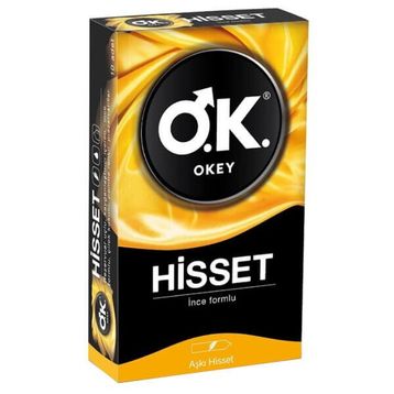 Okey Hisset 10 Adet Prezervatif